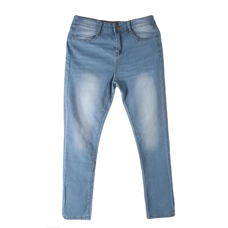 Sexy Jeans Women Skinny Pants High Waist Stretch Lady Jeans Push Up Leggings Slim Pockets Button Pencil Jeans Women Pants
