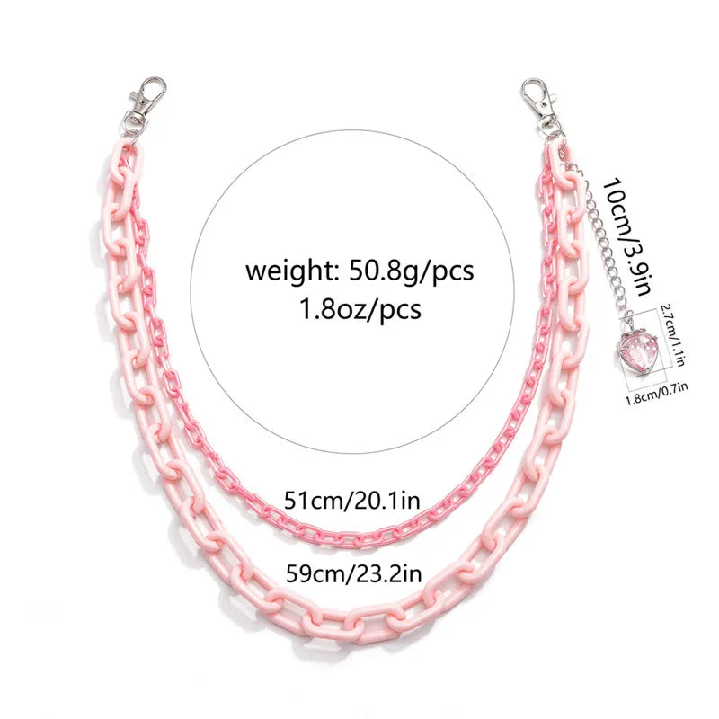 Punk Waist Chain Belt Trousers Chain for Women Jeans Belt for Pants Cool Metal Rock Chain Hiphop Summer Jewelry