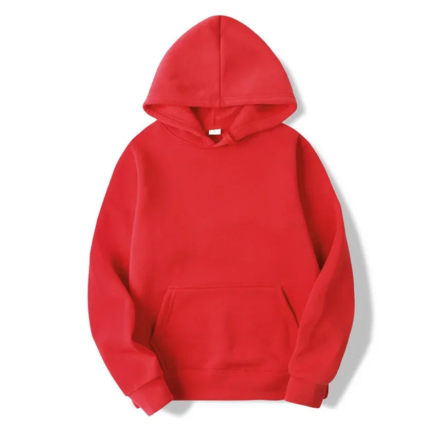 Unisex Solid Color Hoodie