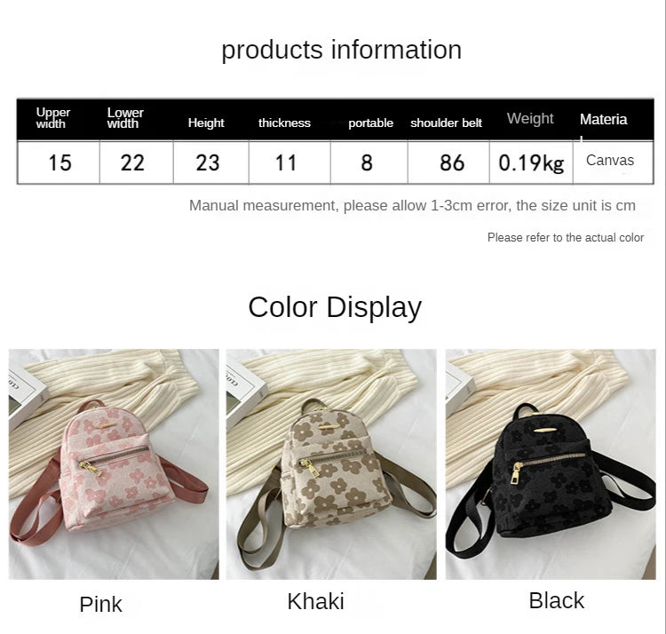 2023 Women Solid Mini Small Backpack Travel Casual Women's Shoulder Bag Female Phone Pouch Pack PU Leather Black Purse Рюкзак