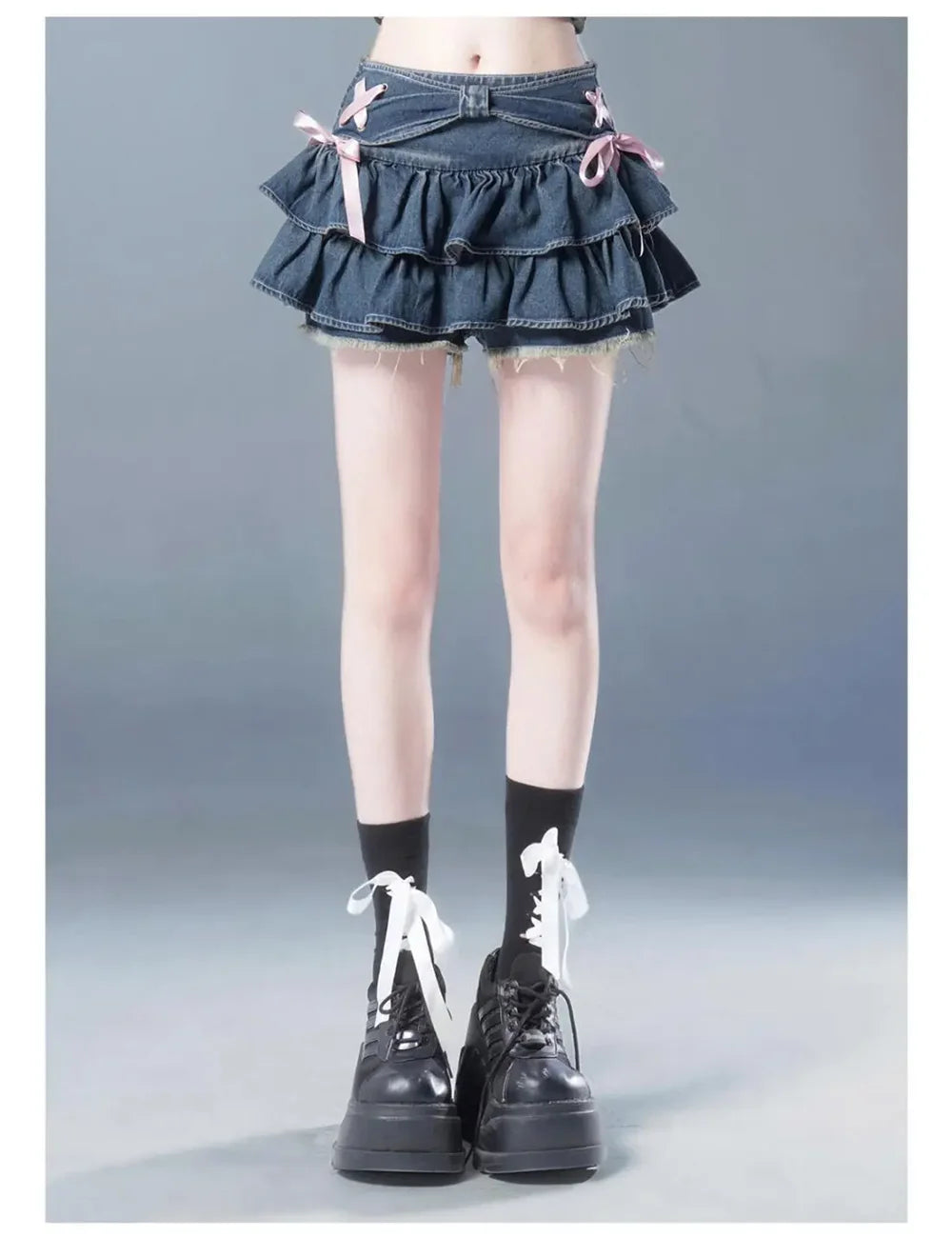 New Fashion Women Hot Girl Sweet Kawaii Bow Vintage Y2k Clothes American Streetwear Sexy Summer A-line Gothic Mini Skirts