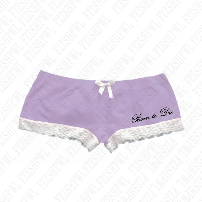 Women's shorts Y2K streetwear hip-hop punk emo girls vintage cute bow Harajuku lace chic aesthetic summer Gothic women tank tops