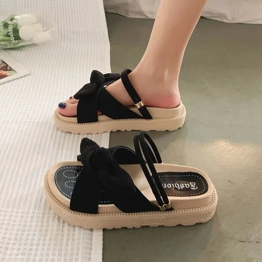 Sandals Women's 2022 New Fashion Summer Temperament New Fashion  Platform Roman Flat Shoes Outdoor Beach Sports Comfort Shoes