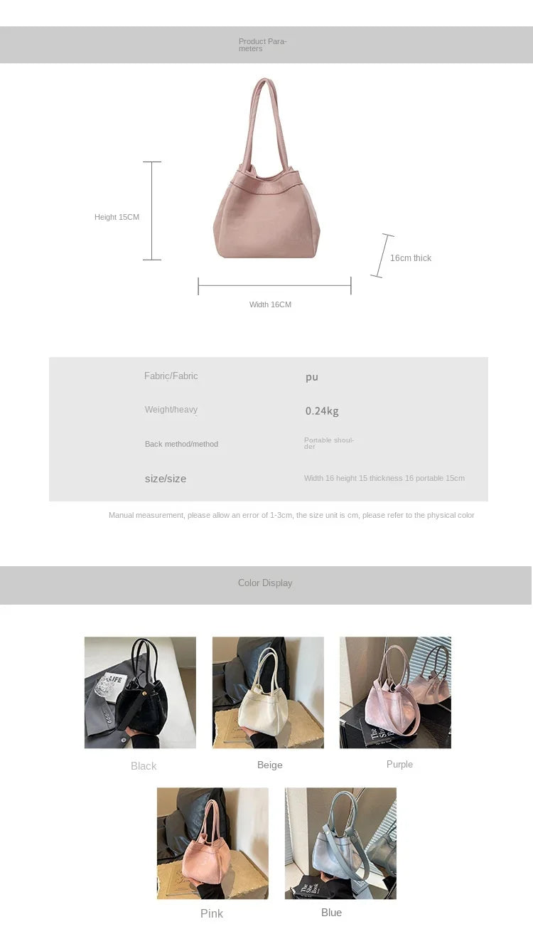 Design Sense Red Women New 2024 Fashion Texture Shoulder Bag Popular Popular Hand Tote Bags for Women Handbags Red Purse Bolsa