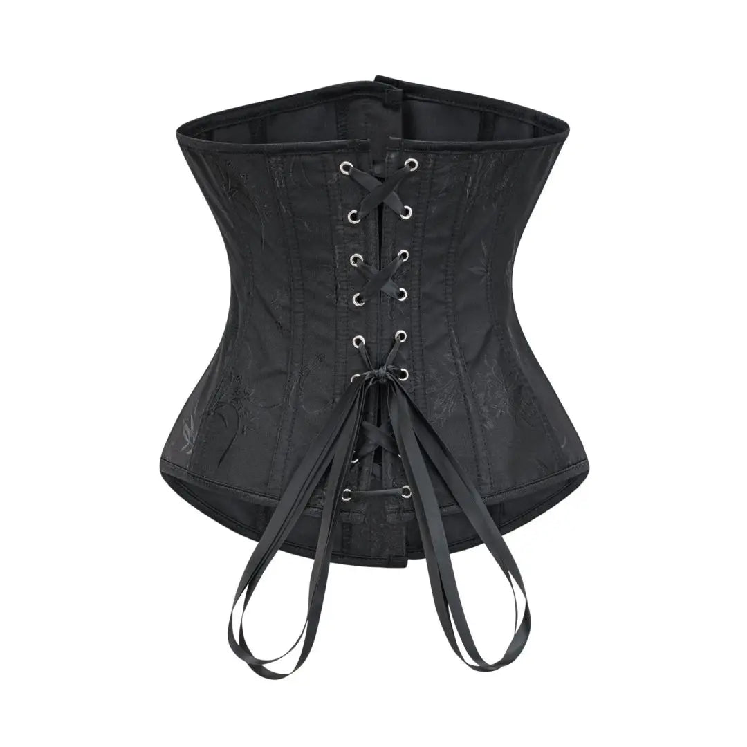 Sky Blue Jacquard Steampunk Underbust Corset Shapewear Women Tummy Control Waist Trainer Sexy Bustiers & Corsets Gothic Clothing