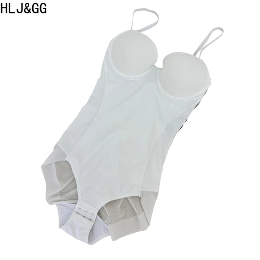 HLJ&GG Blue Retro Fashion jeans Two Piece Sets Women One Shoulder Short Sleeve Crop Top+Jeans Shorts Outfits Fashion Streetwear