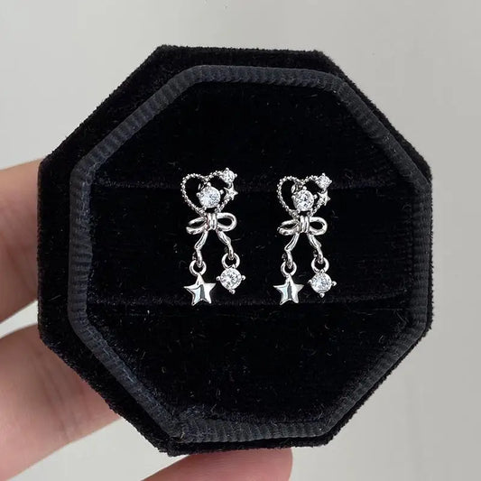 Women's Star Zircon Stainless Steel Cartilage Earring