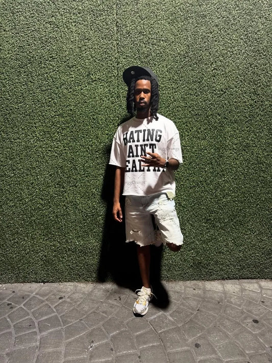 New Hip-hop Trendy Cartoon Loose Oversized T-shirt Men Y2K Harajuku Retro Graphic Top High Street Casual Streetwear Pure Cotton