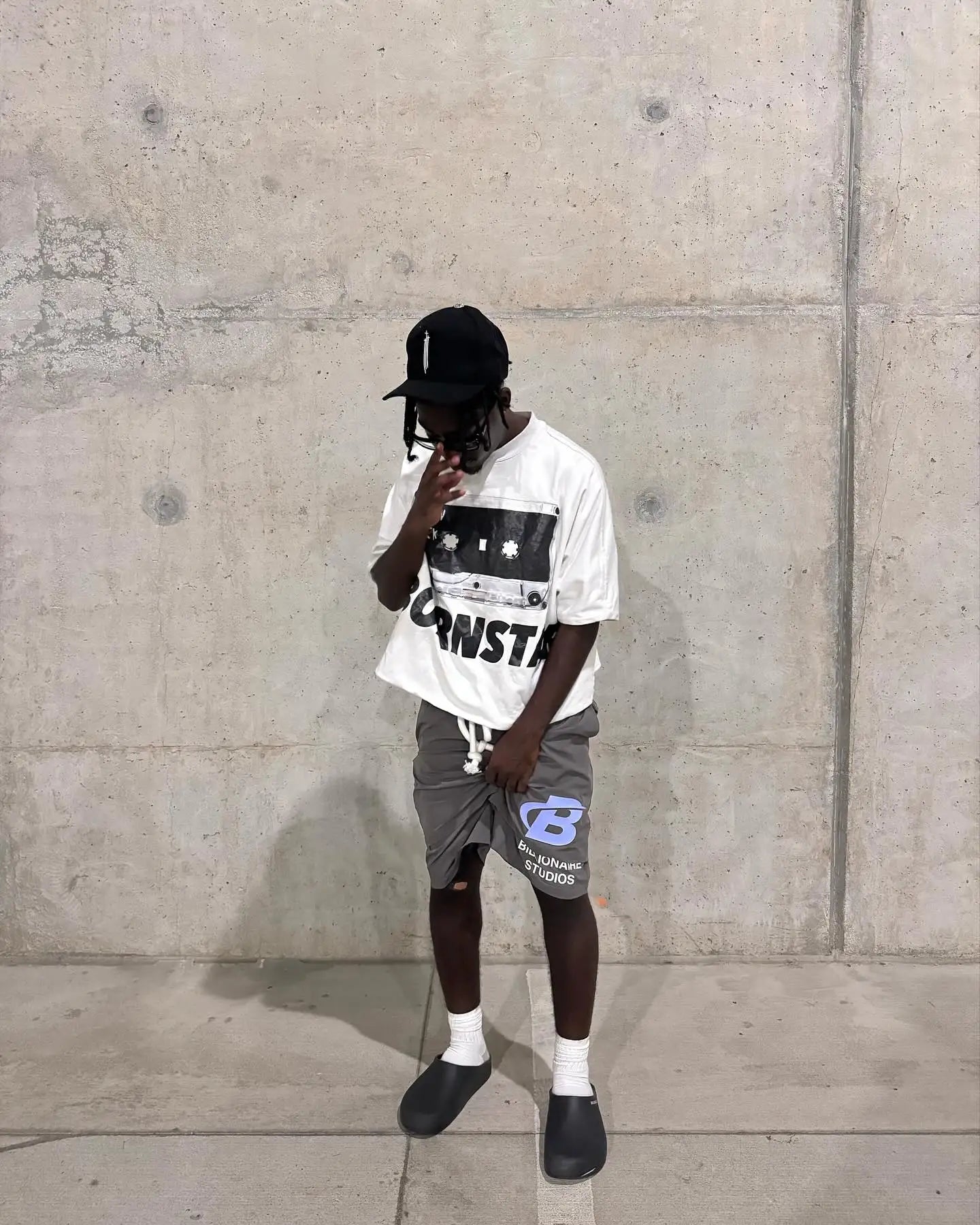 2024 Summer Letter B Print Trendy Tracksuit+sweatpants Men Oversized Hoodies Sports Suit Loose Shorts Suit Clothes