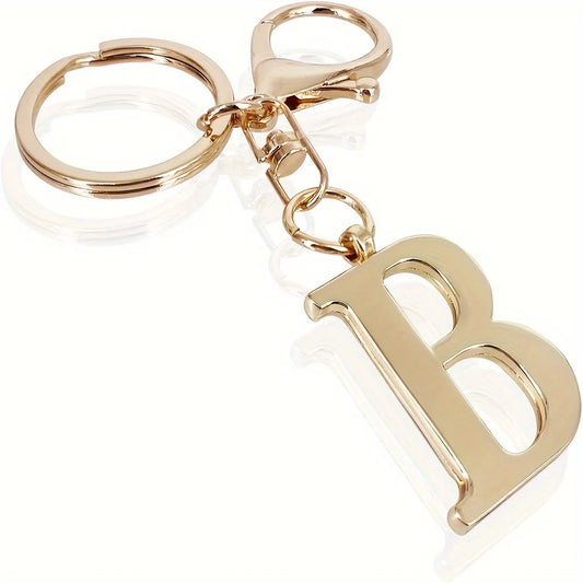 1pc English Letter Keychain Pendant Phone Pendant Key Ring Accessories Lovely Bag Charm for Girls Gift Car Pendant