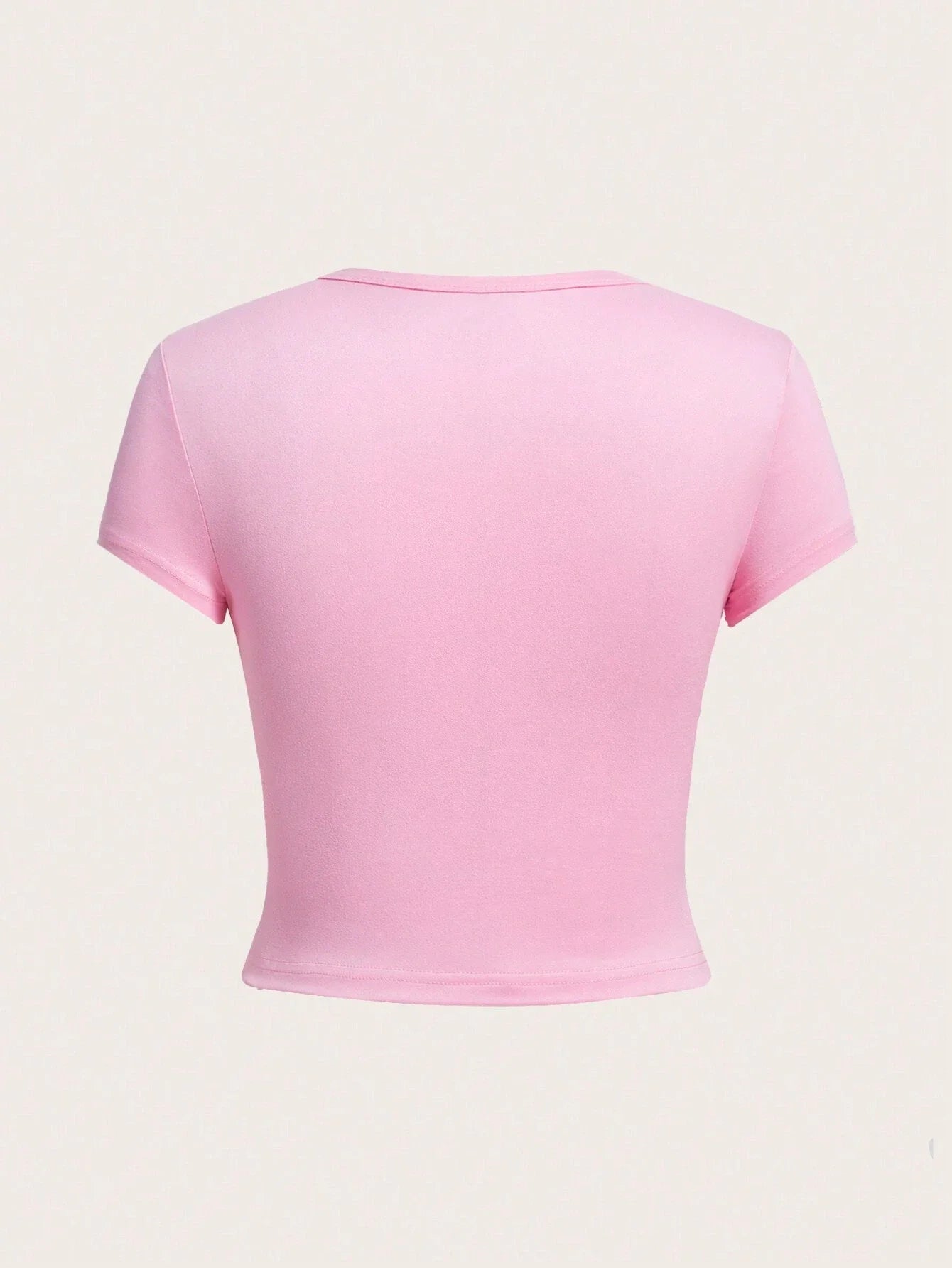 Tight Tops Sexy Crop T-Shirt Summer Woman Short Sleeves Breathable Stretch Soft Females Tee Clothing Highlighting A Good Figure