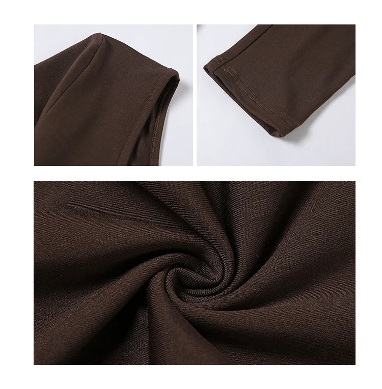 2024 Spring and Summer New Women's Jumpsuit Long Sleeve Solid Color Skinny Jumpsuit Fashion Sports Fitness Jumpsuit Pullover