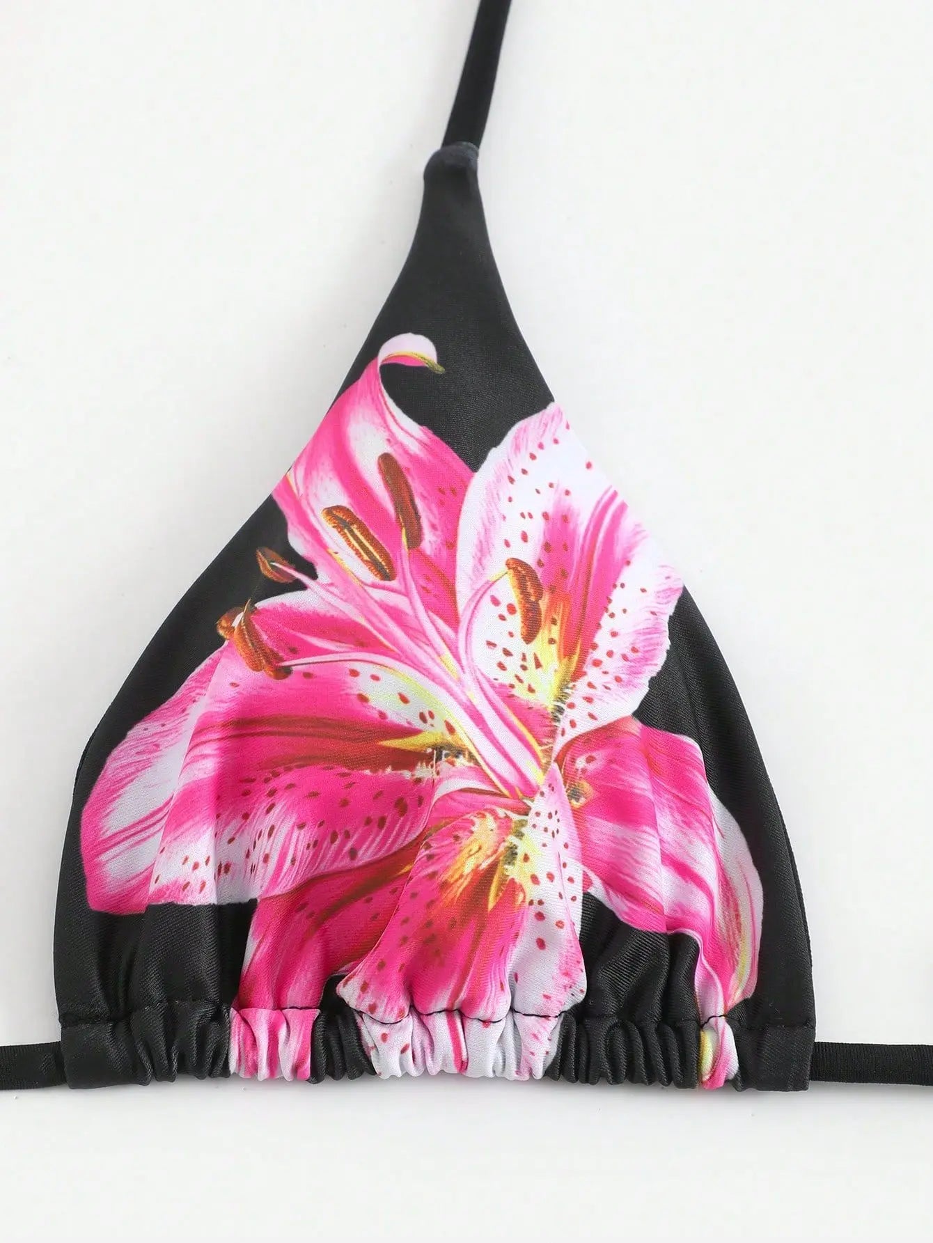 2025 New Flower Print Bikini Set Women's High Waist Long Skirt 3 Piece Swimsuit Sexy Mini Triangle Backless Thong Bathing Suit