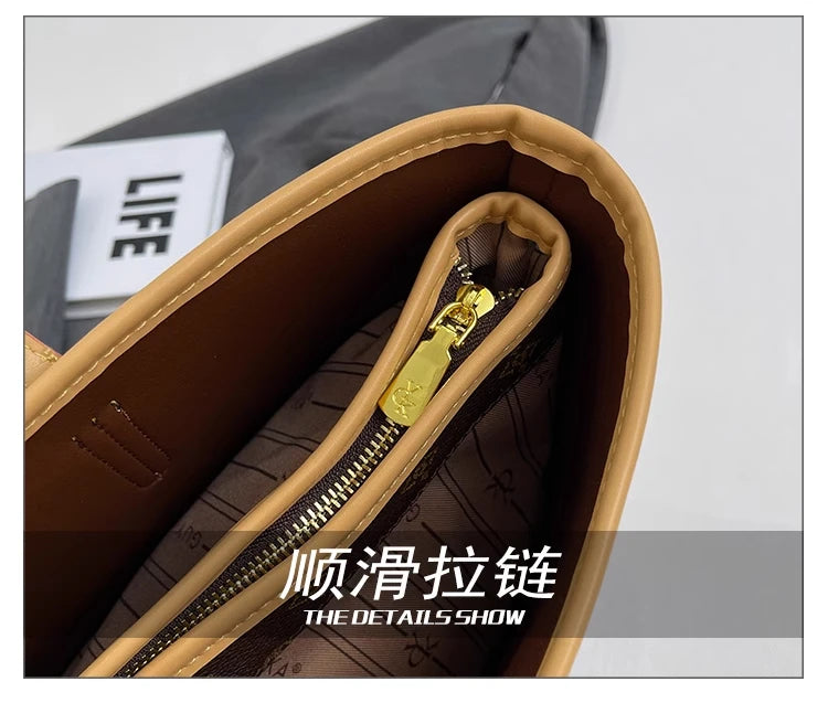 Custom 1:1 Luxury Brand Crossbody Bags for Women Fashion Design Underarm Woman Shoulder Bag Female Handbag Purses Solid Color