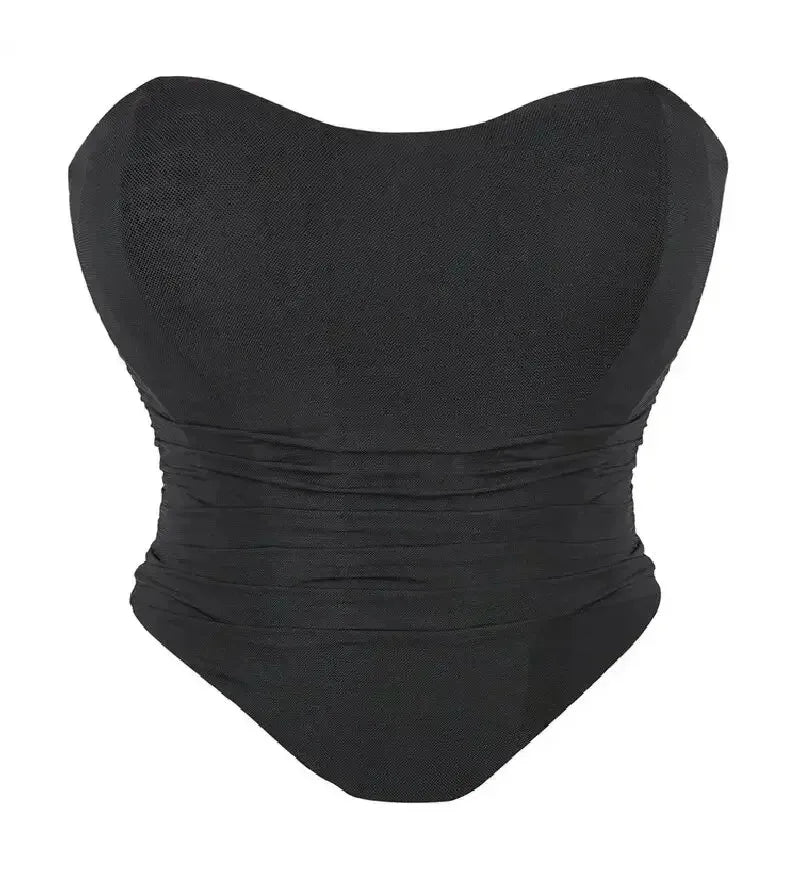 Pink Women Corset Sexy Overbust Bustier Crop Top Lace-Up Plastic Boned Corsets and Bustiers Body Shaper Short Torso Kорсет