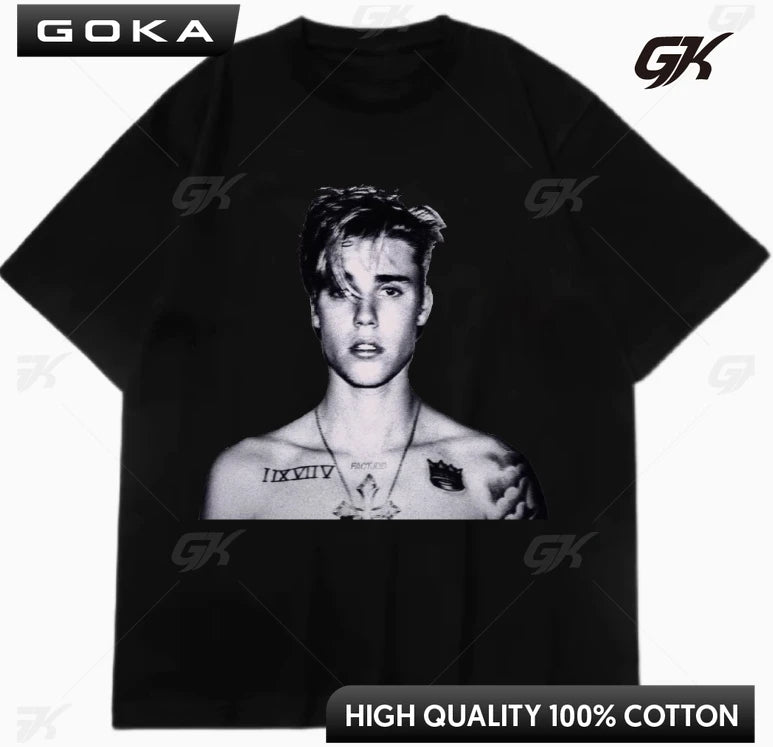 Justin Bieber Shirts Streetwear T-shirts T Shirts for Men Graphic T Shirts Top Cpe Unisex Pro Choice My Body My Choice