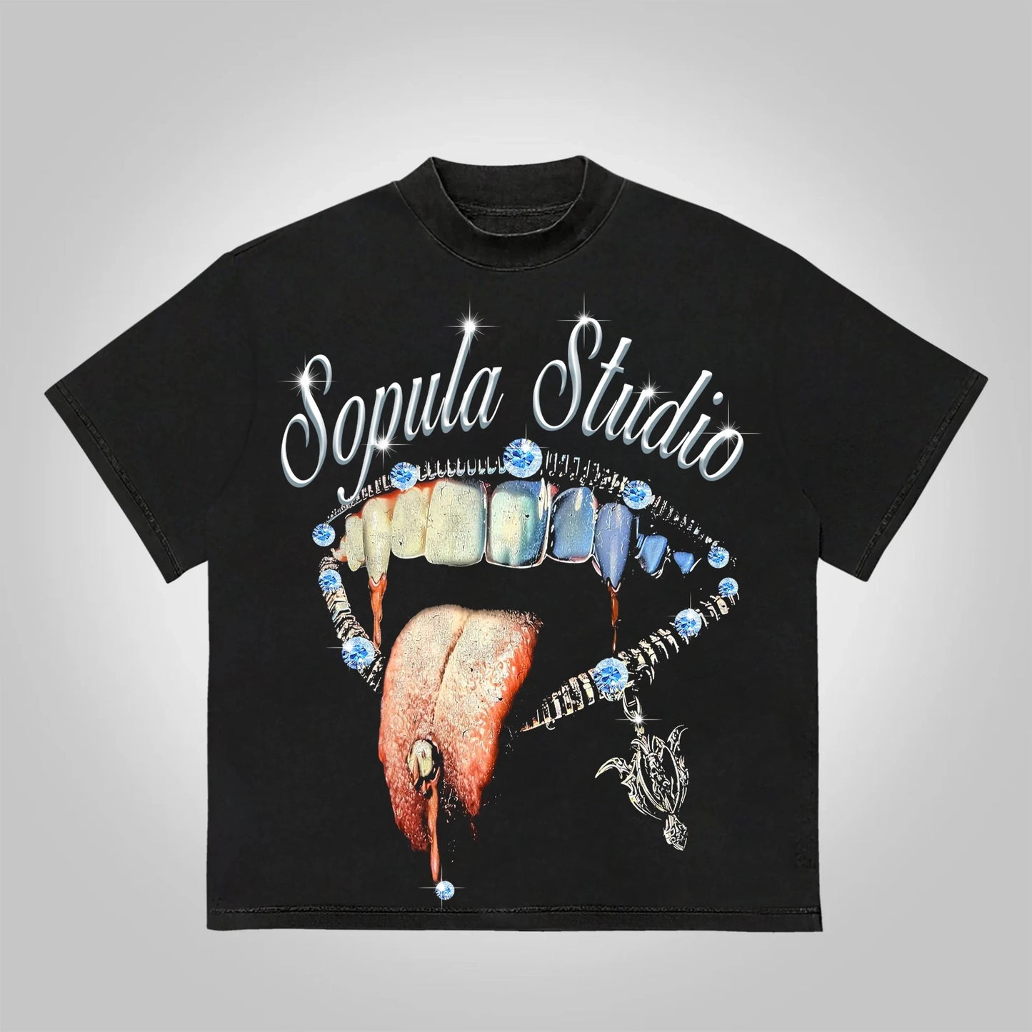 2025 Trendy Sopula Graphic Vintage Printed Cotton T-Shirt Streetwear Hip Hop Tee Men Women Summer Short Sleeves Tops
