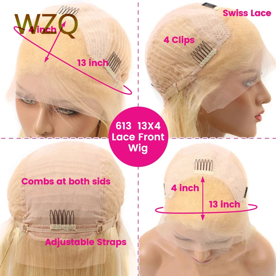 Straight Lace Front Wigs 180% HD Transparent Lace Frontal Wig Brazilian Remy Hair Wig 13x4 Mint Green Short Bob Wigs Human Hair