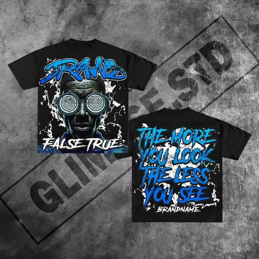 Streetwear Rapper Frank Channel Orange Graphic Print Tshirt Ocean Oversized T-shirts Blond Hip Hop Vintage Men's Blond Tees Top