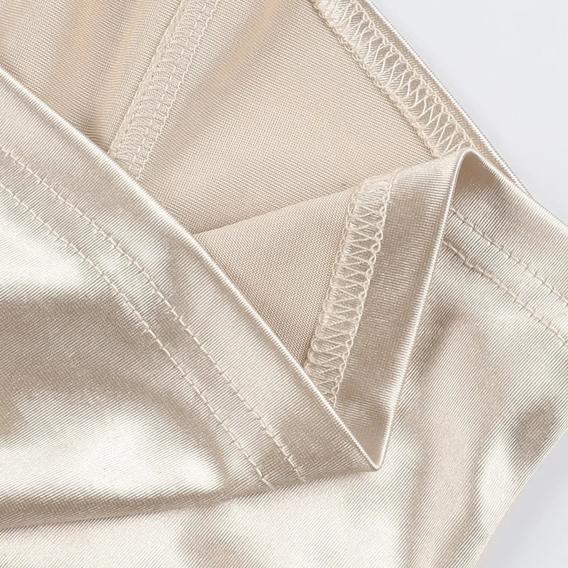 Nsauye Women Mini Skinny Y2K Sexy Club Underwear Corset Crop Tops Summer Fashion Elegant Satin V Neck Chic Vest Tank Tops 2025