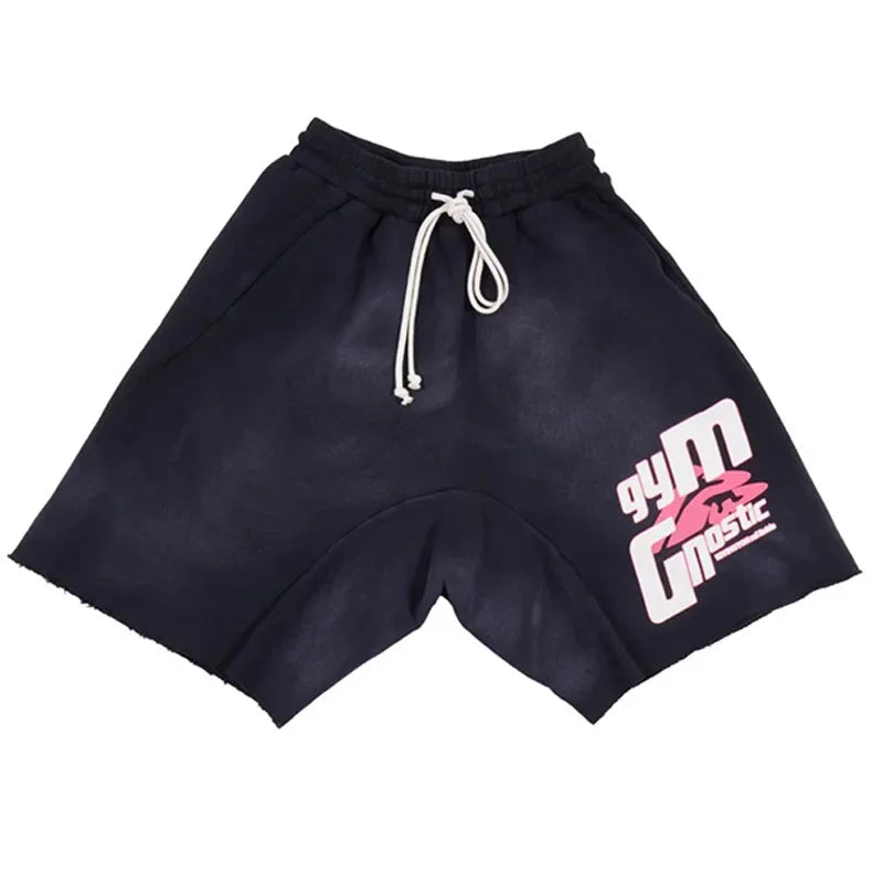 Men Woman Black Green Purple Red RRR123 Shorts Joggers Streetwear Drawstring Good Quality Vintage Graffiti Casual Couple