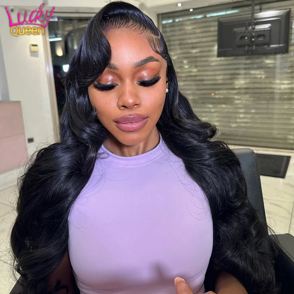 Taro Purple Body Wave Brazilian Hair Lace Front 13X4 180 Density 13X6 Pre Plucked Transparent Lace 5X5 Human Hair Wigs For Women