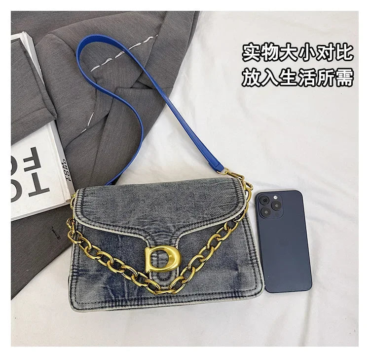 2025 High-Value Retro Women's Canvas Underarm Bag – Trendy Shoulder/Crossbody, Versatile Sophisticated Backpack