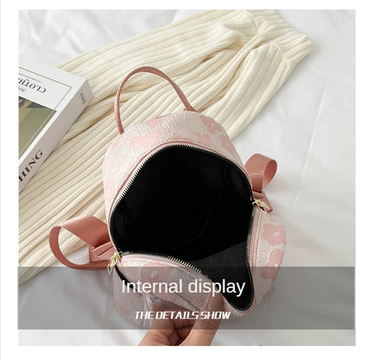 2023 Women Solid Mini Small Backpack Travel Casual Women's Shoulder Bag Female Phone Pouch Pack PU Leather Black Purse Рюкзак