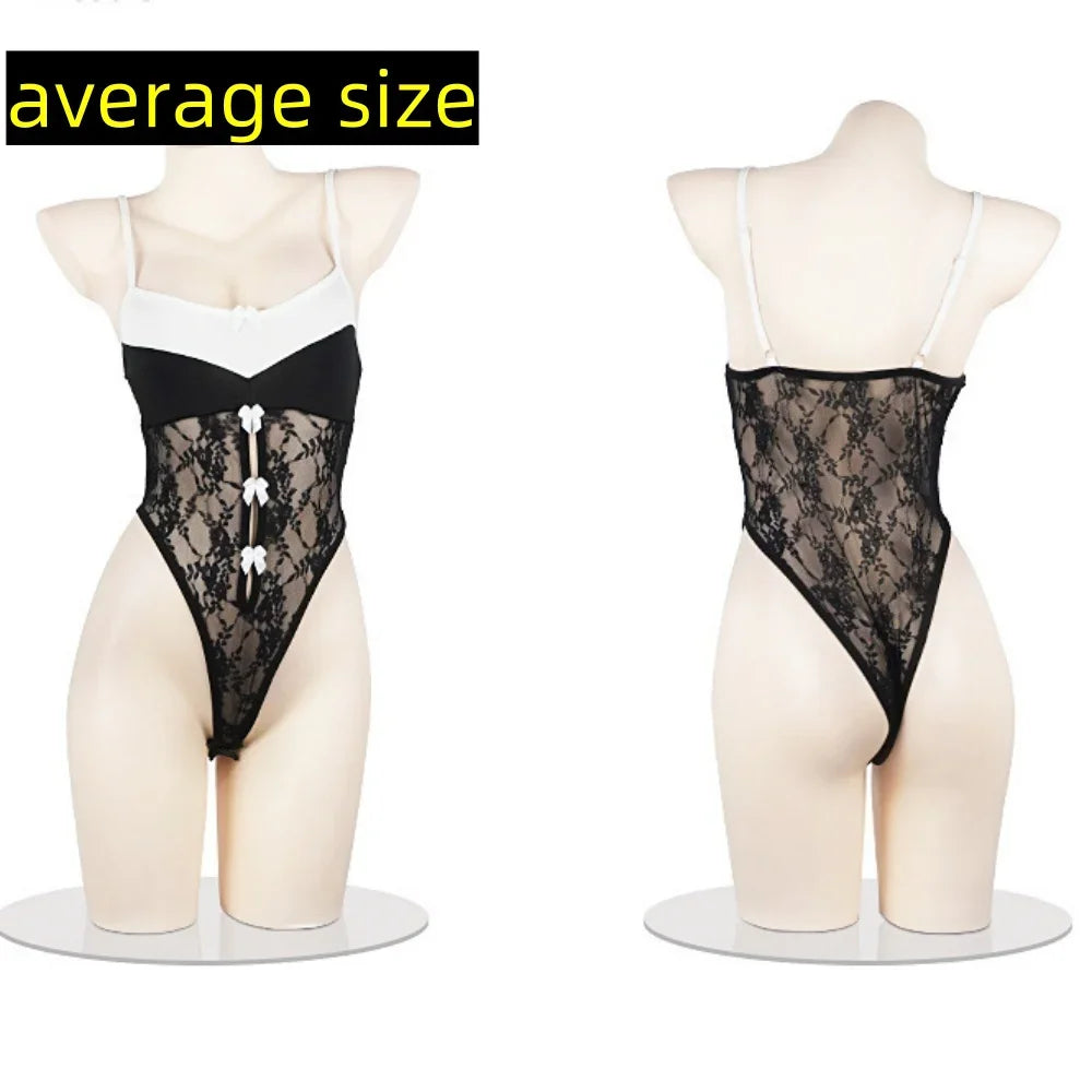 HLJ&GG Black Y2K Punk Streetwear Women Mesh See Though Bodysuits + Stacked Mini Skirts Two Piece Sets Fashion Trend 2pcs Outfits