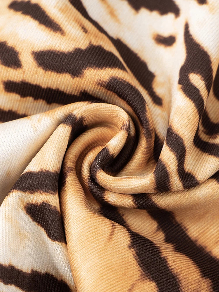 Weird Puss Tiger Stripes Fashion Mini Shorts Women Sexy Bandage Skinny Peach Hip Bottoms Hottie Midnight Hipster Party Outfits