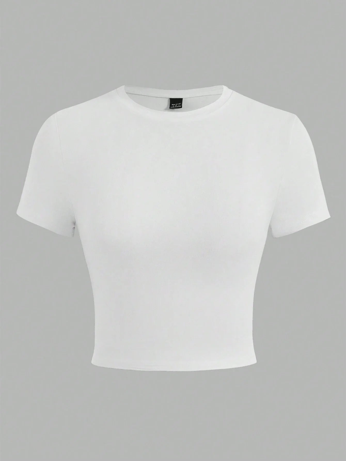 Tight Tops Sexy Crop T-Shirt Summer Woman Short Sleeves Breathable Stretch Soft Females Tee Clothing Highlighting A Good Figure