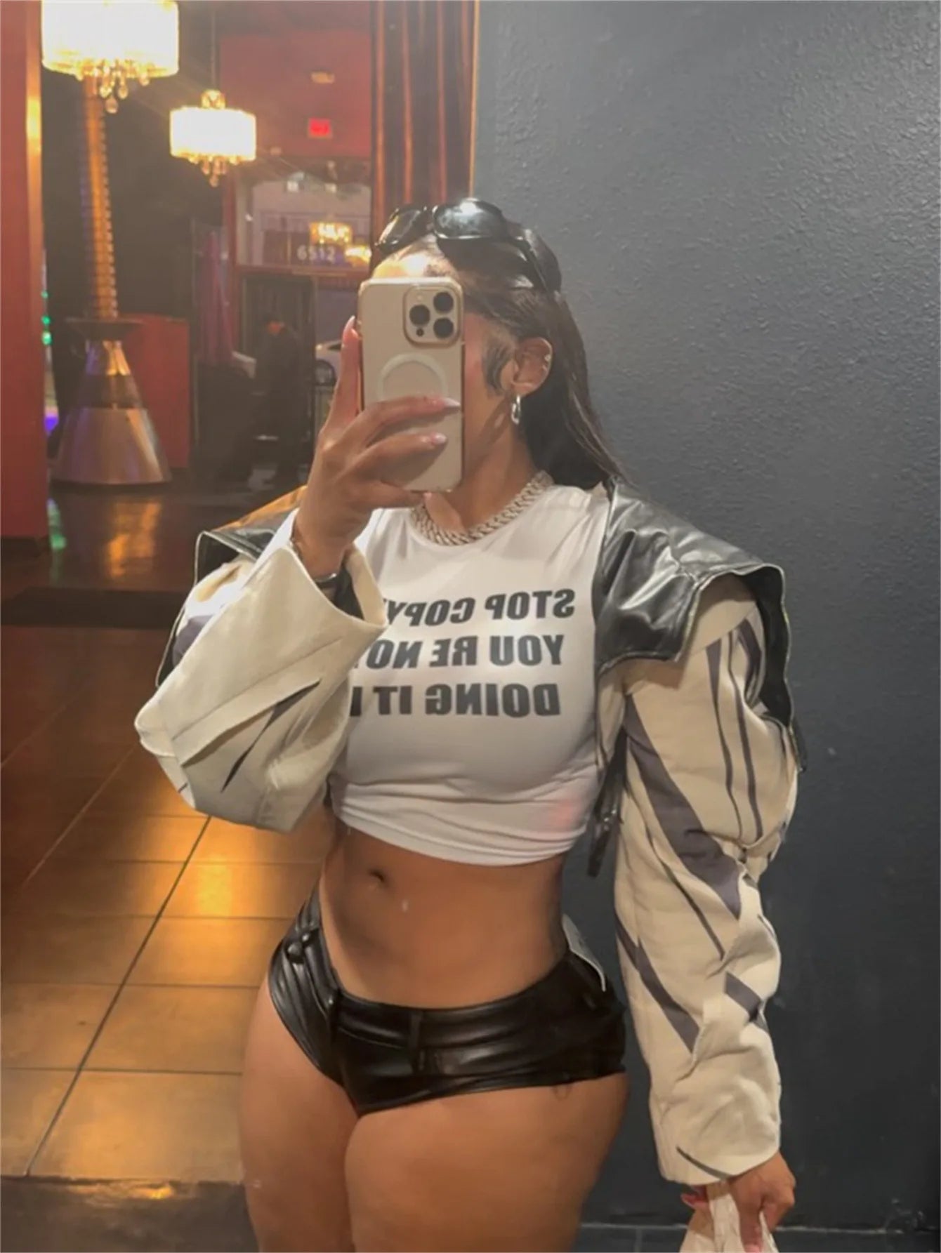 HLJ&GG Y2k Fashion Letter Printing T-shirt Women Short Sleeve Slim Crop Top Female Vintage Streetwear Gothic BabyTee 2025 New