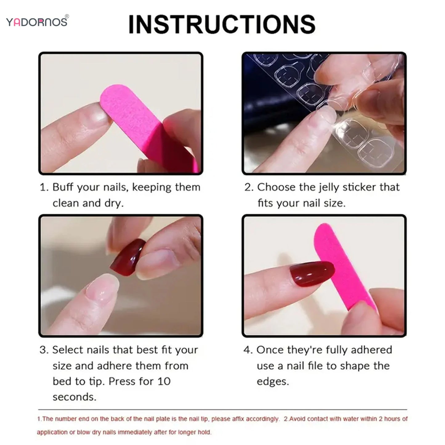 24pcs Nude Pink False Nails Patches 3D Bowknots Flower Press On Nails 2024 New Wearable White French Style Fake Nail Tips