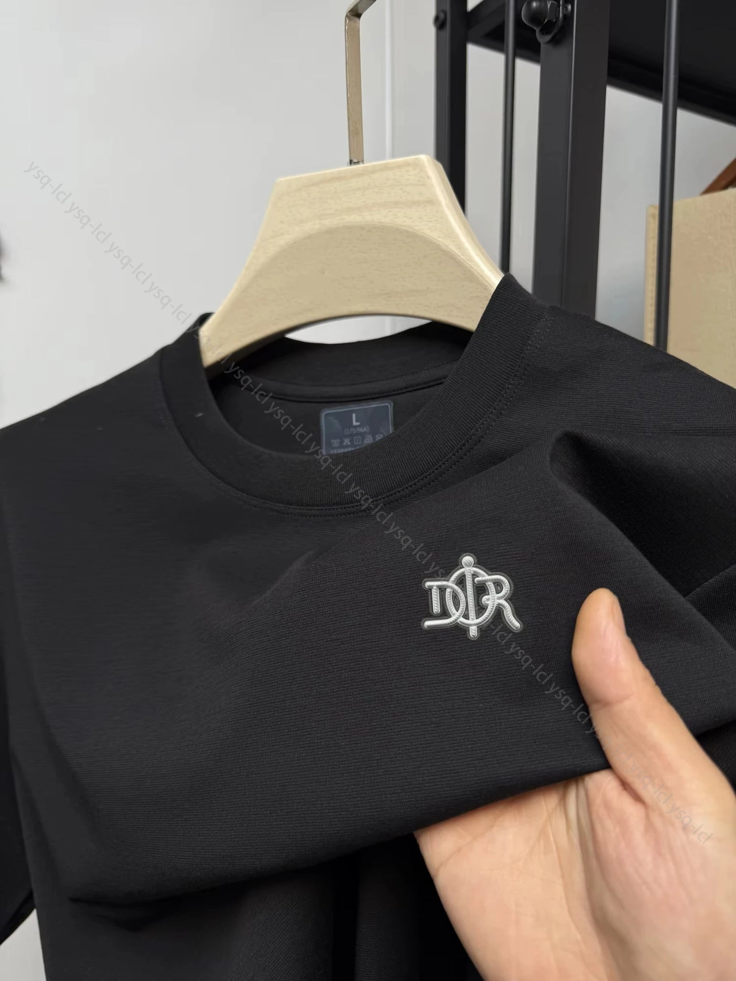 Men's Short Sleeve Round Neck High-end Brand T-shirt Summer Fashion Surfing & Beach T-Shirts Cotton Casual Sports Top