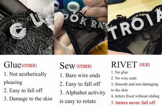 Customize Shine Crystal Name Letter Waist Chain Body Jewelry Women Sexy Lace G-String Panties Girl Valentine's Day Gift