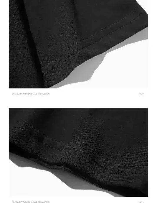 Casual Short Sleeve God Loves The World Graphics 100% Cotton T-Shirt Men Summer Y2K Vintage Oversize Tshirt Streetwear Women Top