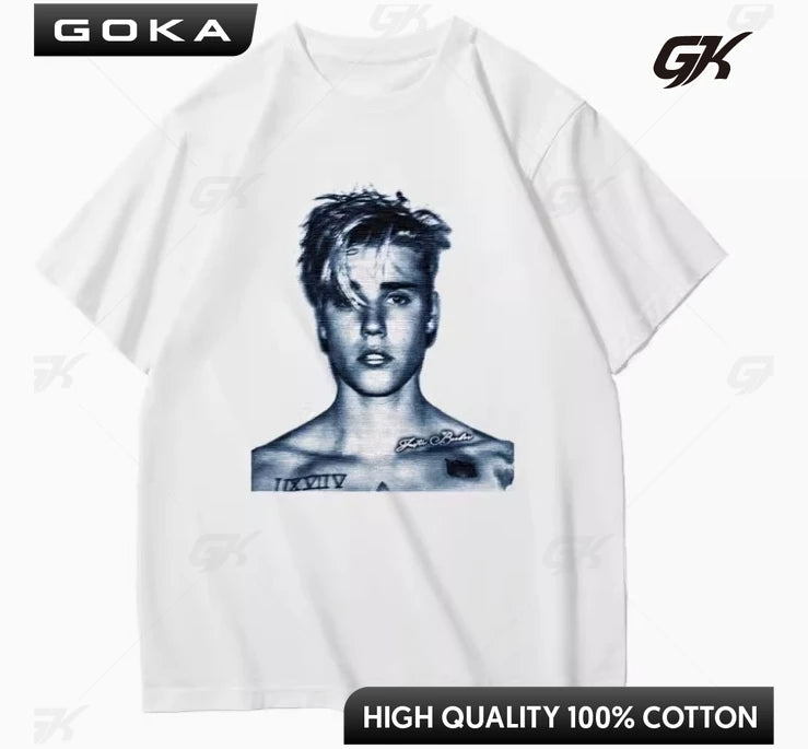 Justin Bieber Shirts Streetwear T-shirts T Shirts for Men Graphic T Shirts Top Cpe Unisex Pro Choice My Body My Choice