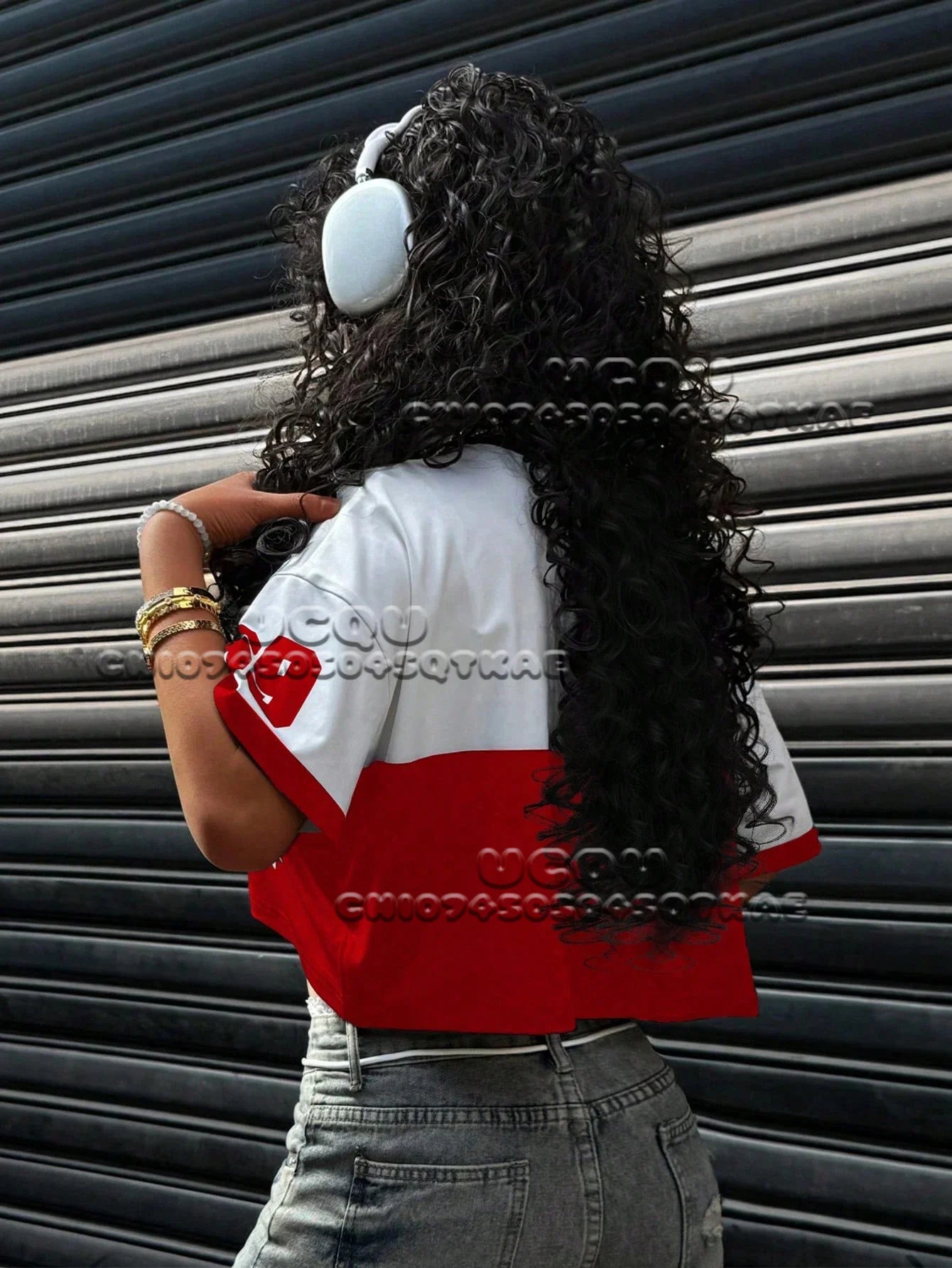 New Summer Women's Digital Print Round Neck Short Sleeve Casual Cropped T-Shirt Short Baby Tee USA Street Trendy Vintage Y2k Top