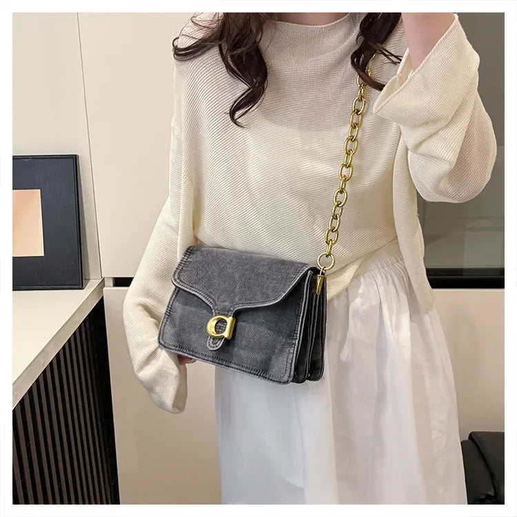 2025 High-Value Retro Women's Canvas Underarm Bag – Trendy Shoulder/Crossbody, Versatile Sophisticated Backpack