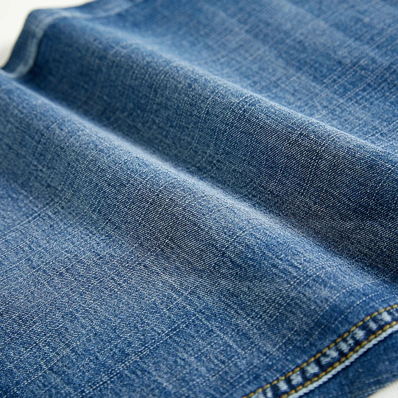 2024 Summer New Men's Denim Shorts Classic Black Blue Thin Section Fashion Slim Business Casual Jeans Shorts Male Brand