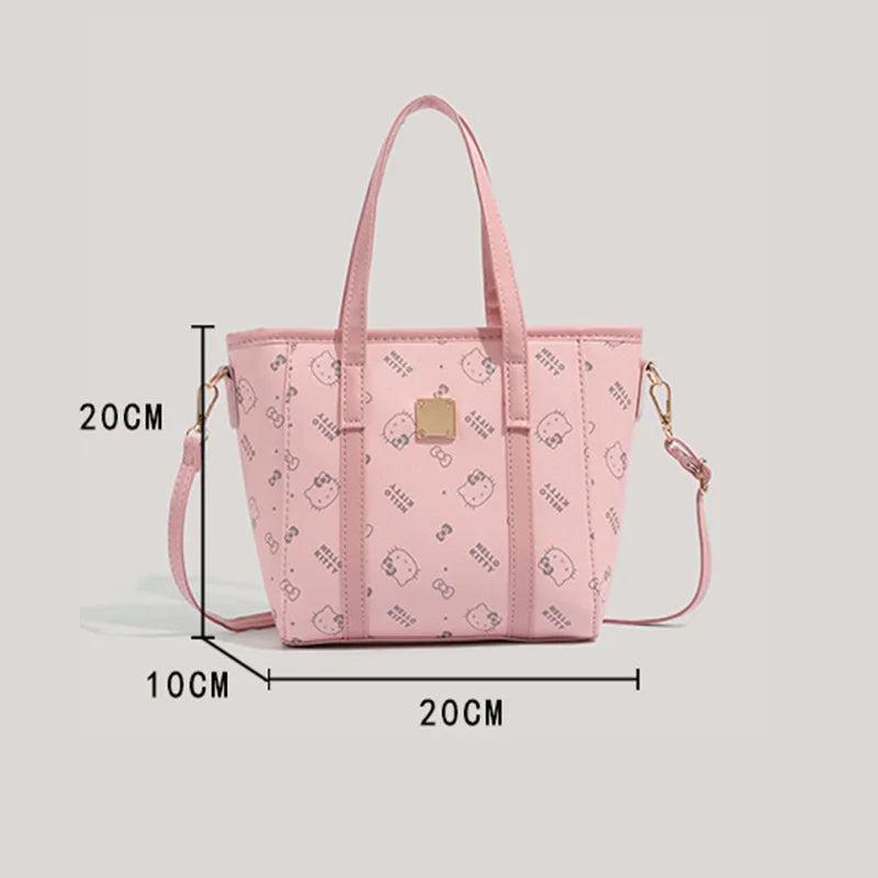Sanrio Hello Kitty Handbags Women Fashion Satchel Portable Tote Purses and Handbags Crossbody Bags for Women Designer Bag