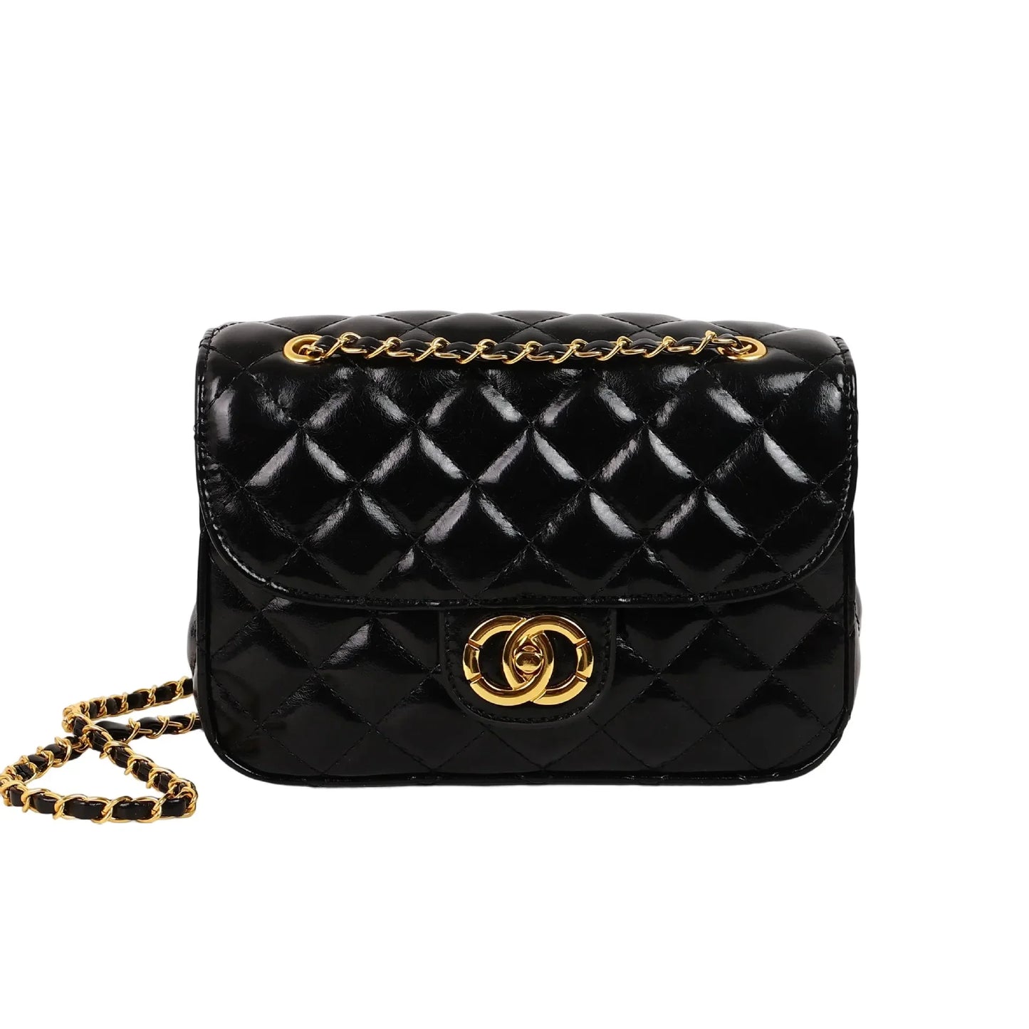 2025 New Women's Light Luxury Chain Square Bag Trendy Crossbody Shoulder Design | Versatile Handy Small Purse for Daily/Evening
