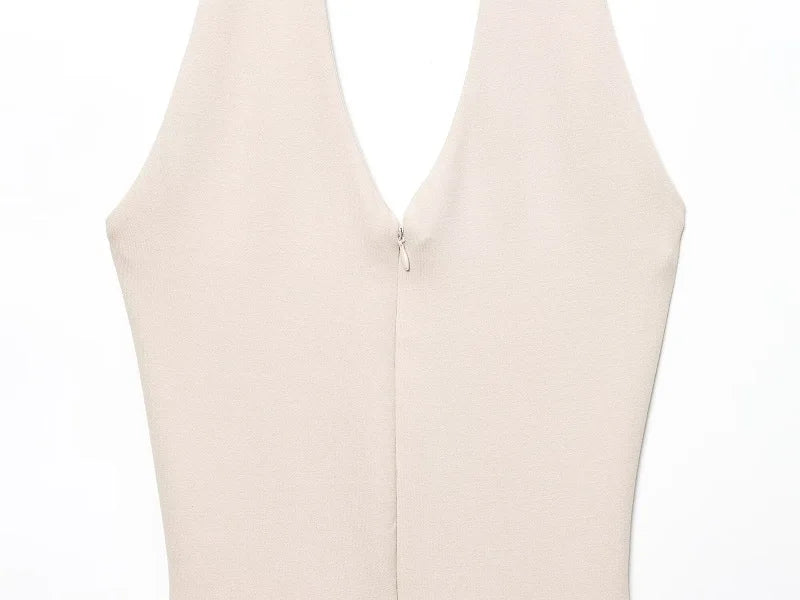 MUJER 2025 Long Jumpsuit Flared Fitness Jumpsuits for ladies Black Summer Jumpsuit Sexy Sleeveless Backless Overalls