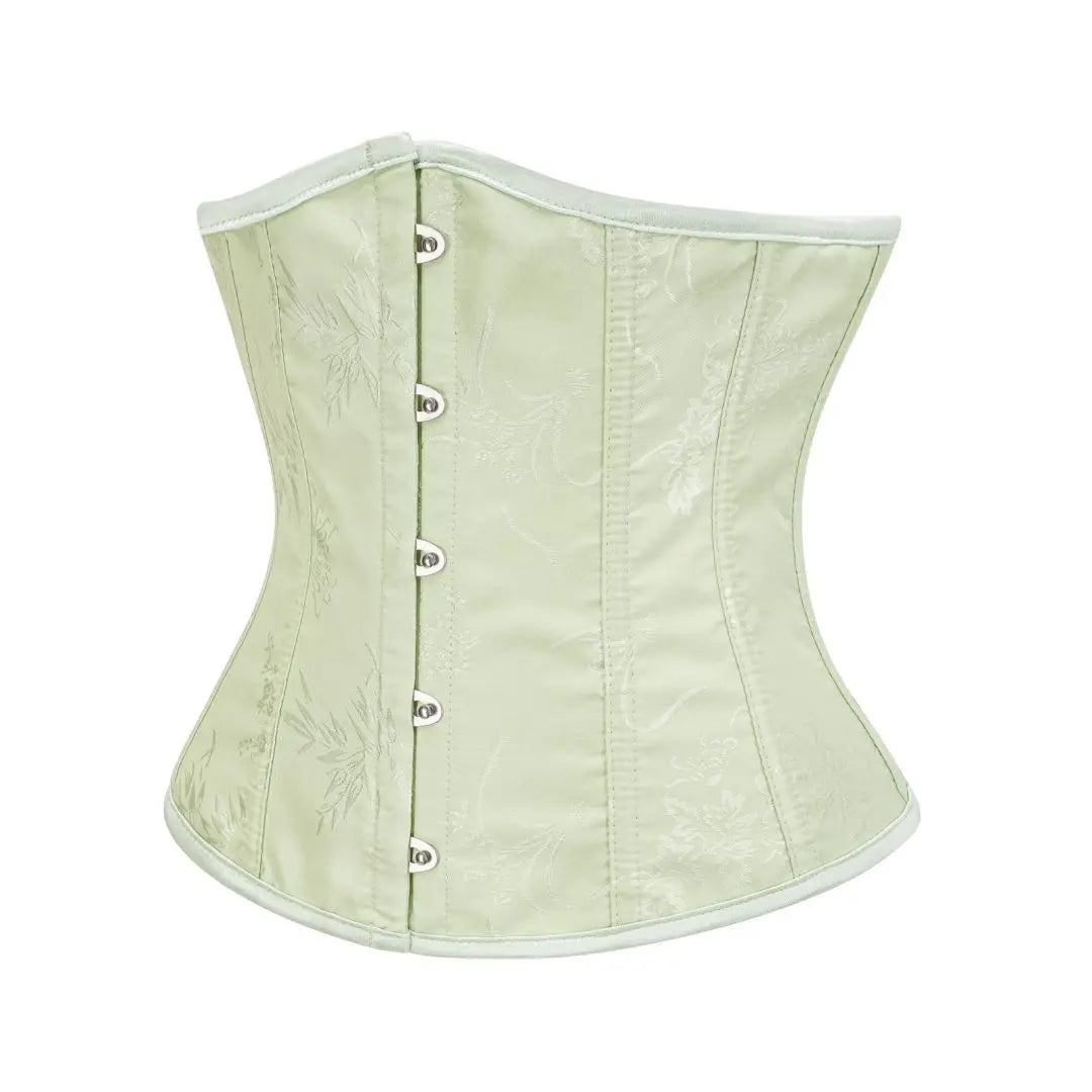 Sky Blue Jacquard Steampunk Underbust Corset Shapewear Women Tummy Control Waist Trainer Sexy Bustiers & Corsets Gothic Clothing