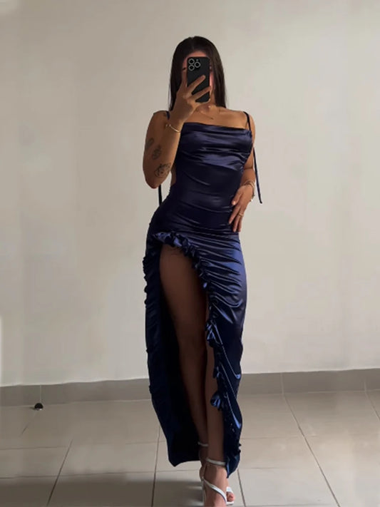Women's Y2K Halter Mini Dress