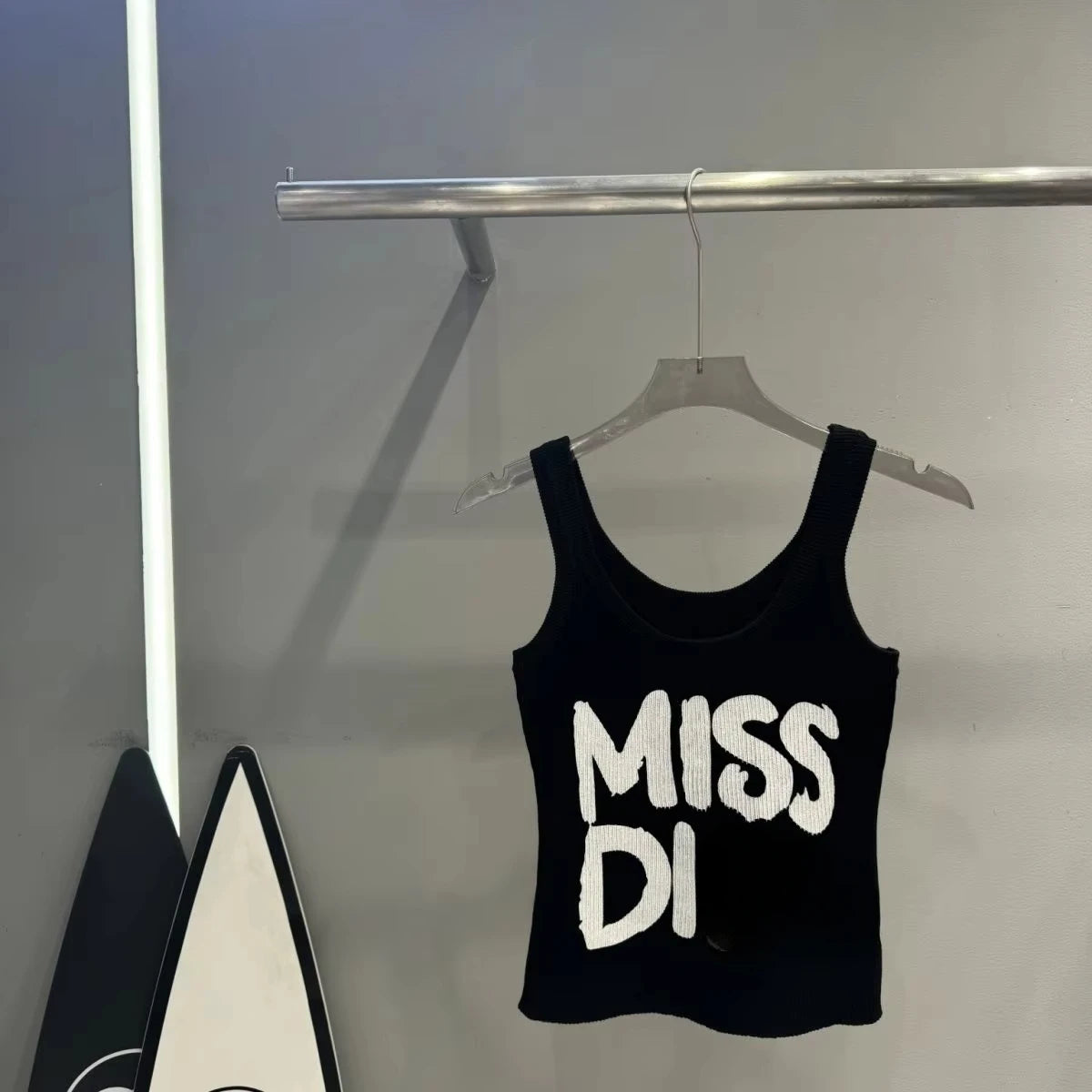 Ladies Sleeveless Vest Design American Letter Print Spice Girl Summer New Short Outerwear Top Slim Suspenders