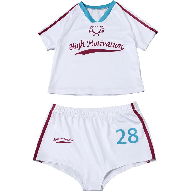 Weird Puss Sporty 2 Piece Set Women Tracksuit Y2K Letter Print Shorts Crop Tops+Shorts Casual Activity Sporty Streetwear Outfits