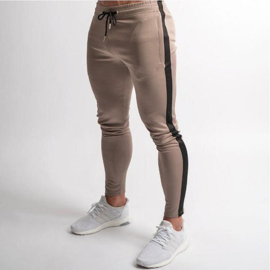 New Cross-Border Men's Outdoor Sports Casual Slim-Fit Gym Pants Men's Long Pants with Tapered Cuffs
