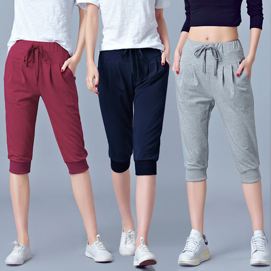 Women's High-Waisted Harem Pants