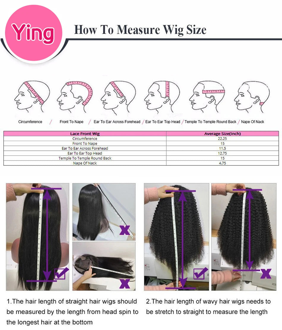 Ying Body Wave Lavender Purple 13x4 Lace Front Human Hair Wigs 13x6 Lace Frontal Wig  Pre Plucked Brazilian Remy 613 Wig